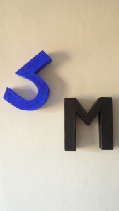 S and M representing mine and my husband's name's starting letters. 